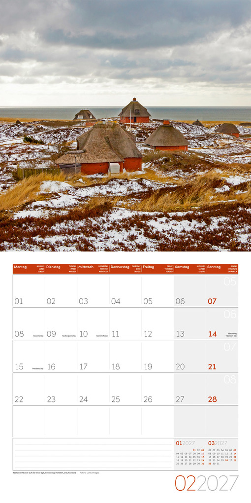 Weitere Ansicht: Am Meer Kalender 2027 - 30x30 - Art12 | Ackermann Kunstverlag GmbH