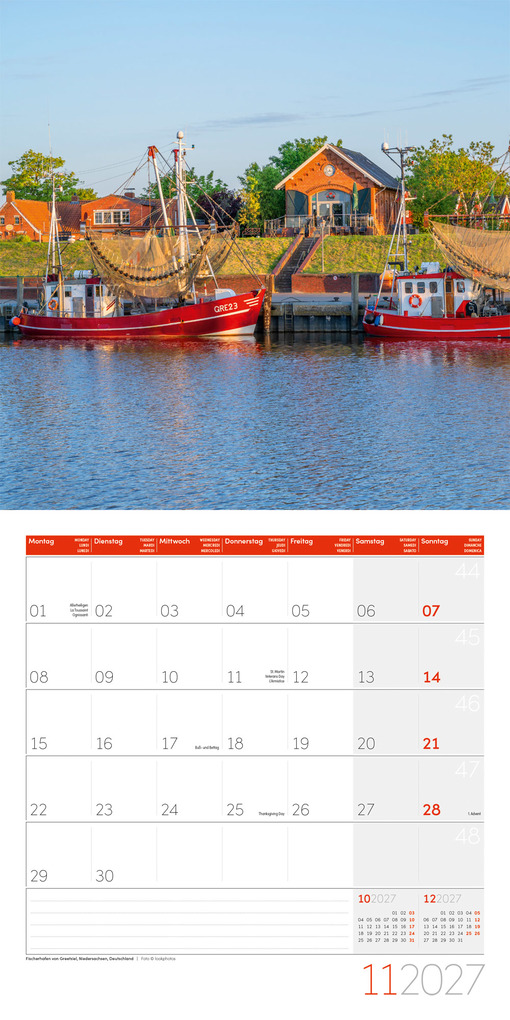 Weitere Ansicht: Am Meer Kalender 2027 - 30x30 - Art12 | Ackermann Kunstverlag GmbH