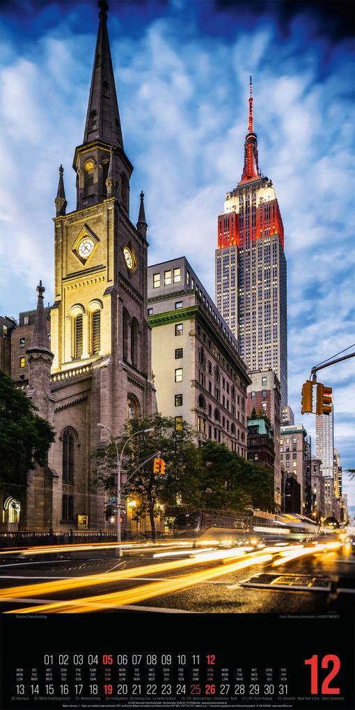 Weitere Ansicht: Inside New York Kalender 2027 | Ackermann Kunstverlag GmbH