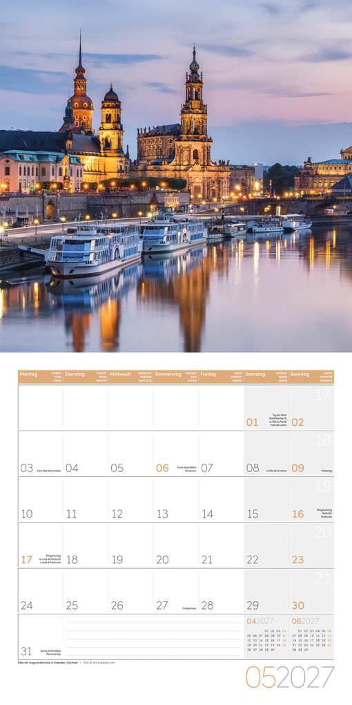 Weitere Ansicht: Deutschland Kalender 2027 - 30x30 - Art12 | Ackermann Kunstverlag GmbH