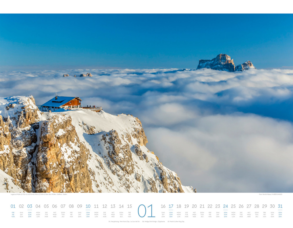 Weitere Ansicht: Bergwelt Dolomiten Kalender 2027 | Ackermann Kunstverlag GmbH