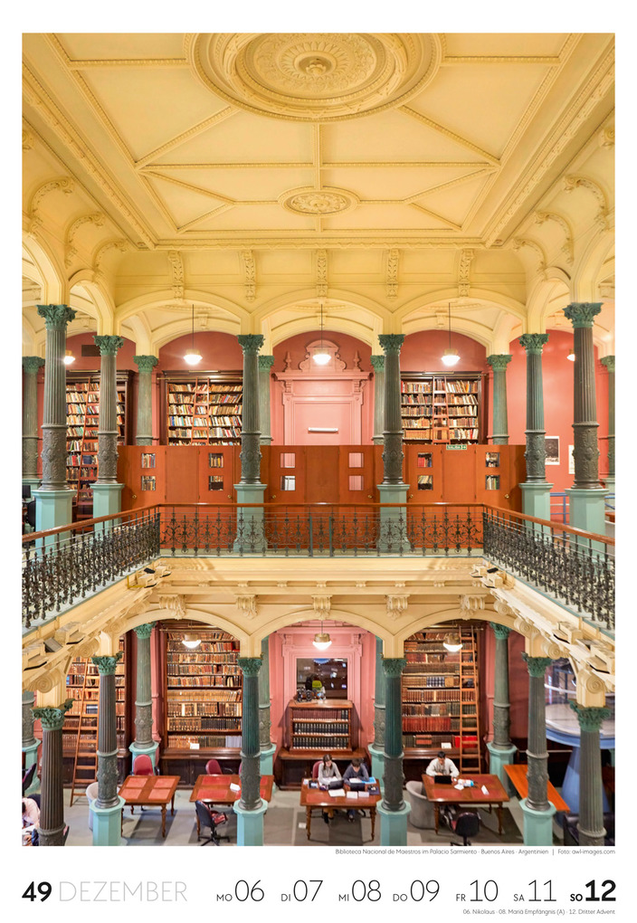 Weitere Ansicht: Lesen Wochenkalender 2027 | Ackermann Kunstverlag GmbH