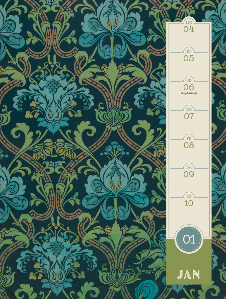 Weitere Ansicht: Patterns Wochenplaner Kalender 2027 | Ackermann Kunstverlag GmbH