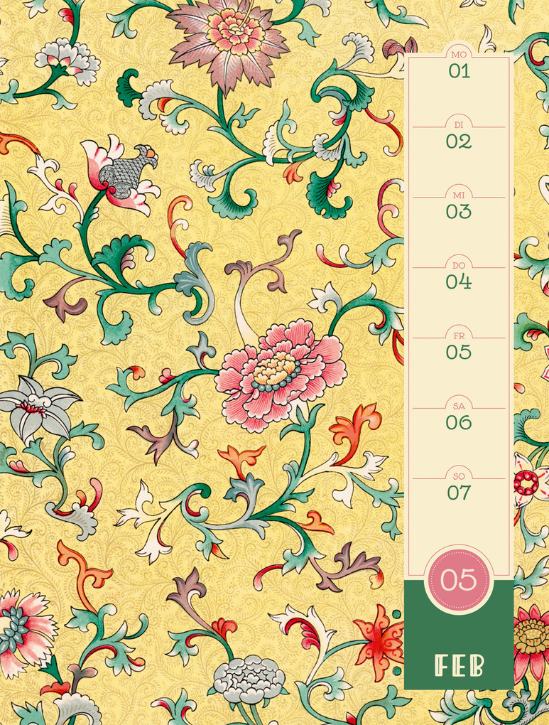 Weitere Ansicht: Patterns Wochenplaner Kalender 2027 | Ackermann Kunstverlag GmbH