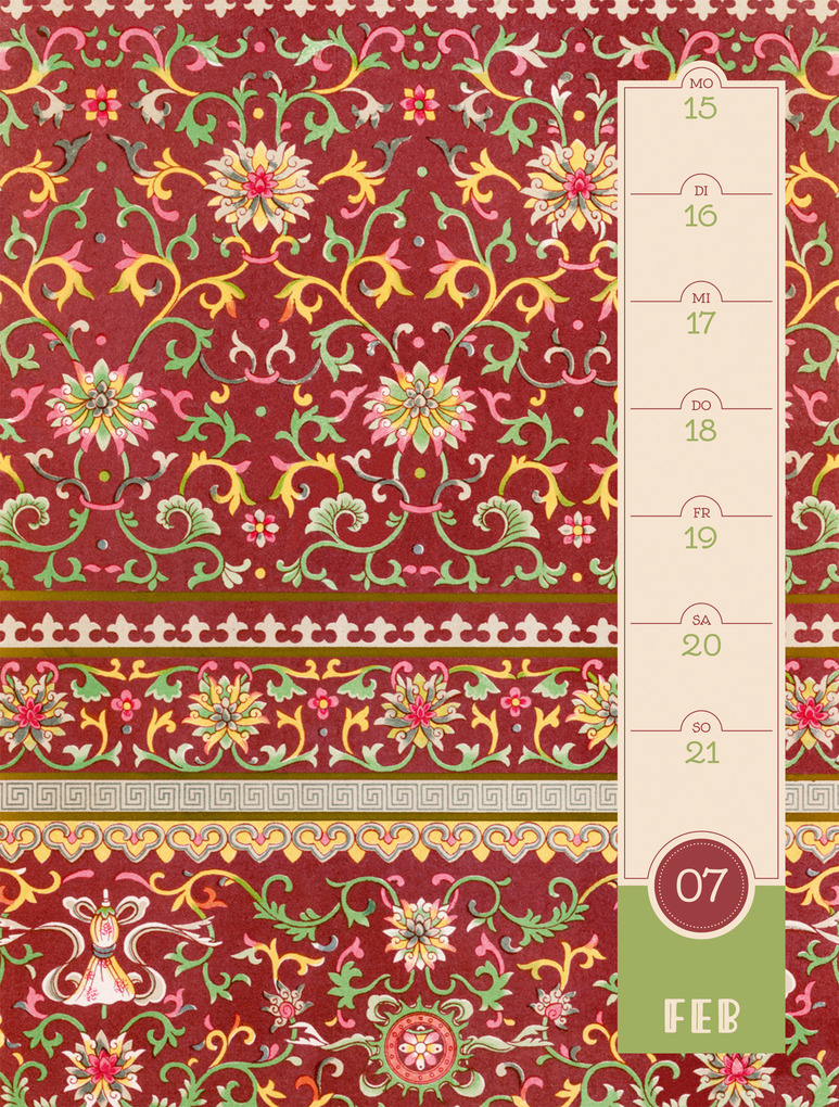 Weitere Ansicht: Patterns Wochenplaner Kalender 2027 | Ackermann Kunstverlag GmbH