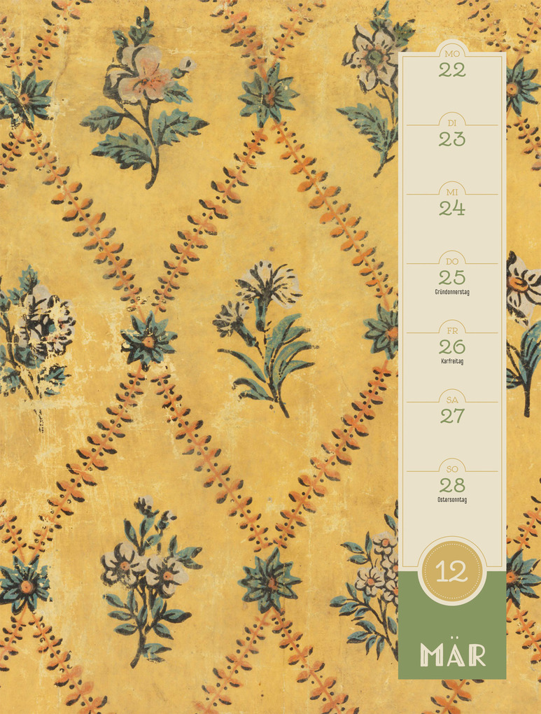 Weitere Ansicht: Patterns Wochenplaner Kalender 2027 | Ackermann Kunstverlag GmbH