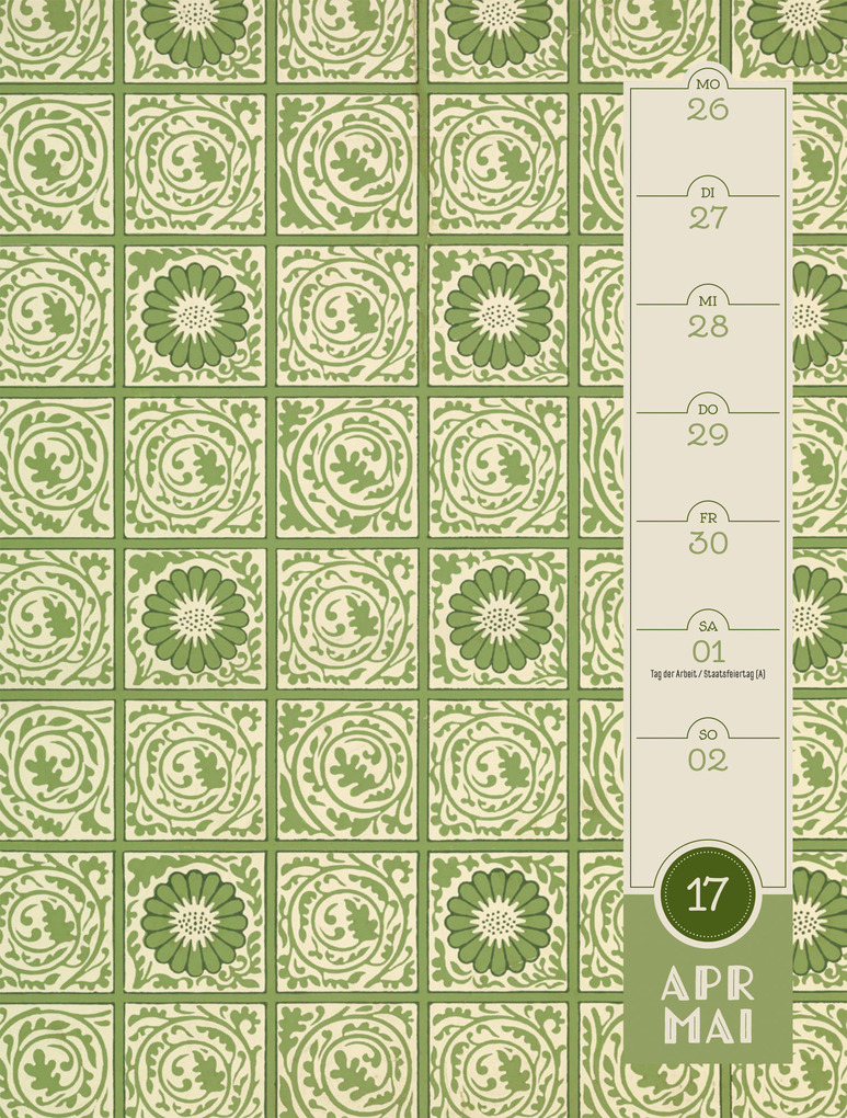 Weitere Ansicht: Patterns Wochenplaner Kalender 2027 | Ackermann Kunstverlag GmbH