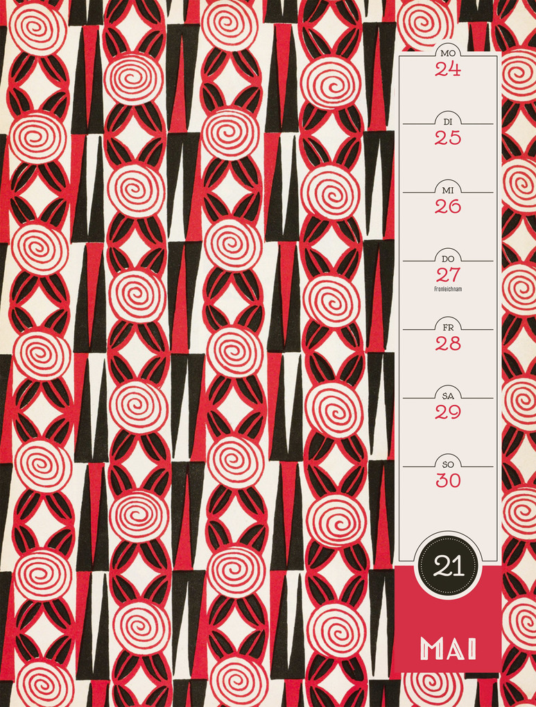 Weitere Ansicht: Patterns Wochenplaner Kalender 2027 | Ackermann Kunstverlag GmbH