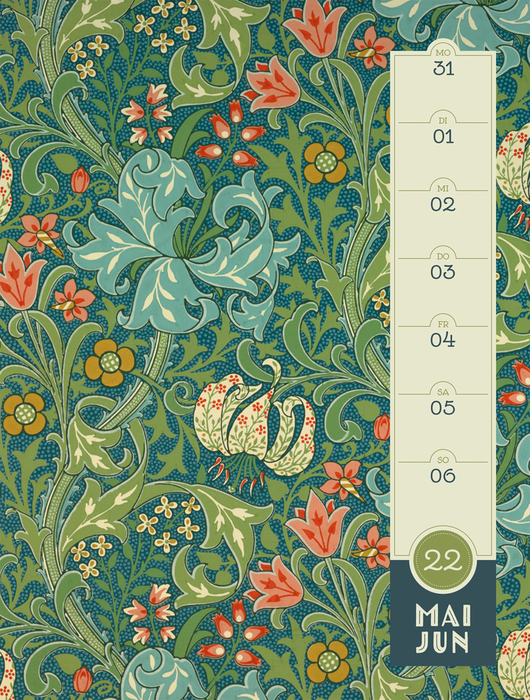 Weitere Ansicht: Patterns Wochenplaner Kalender 2027 | Ackermann Kunstverlag GmbH