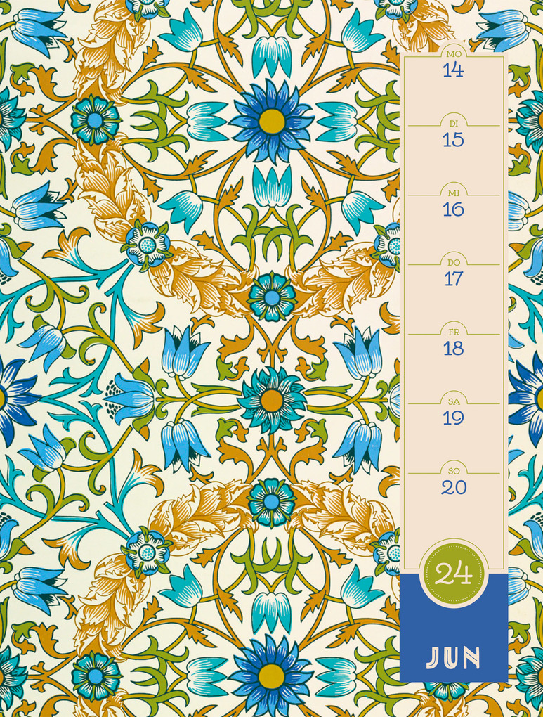 Weitere Ansicht: Patterns Wochenplaner Kalender 2027 | Ackermann Kunstverlag GmbH