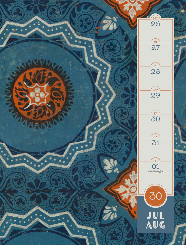 Weitere Ansicht: Patterns Wochenplaner Kalender 2027 | Ackermann Kunstverlag GmbH
