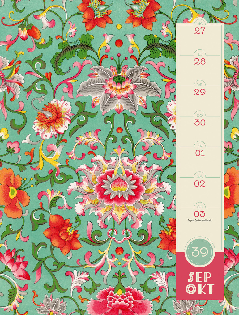 Weitere Ansicht: Patterns Wochenplaner Kalender 2027 | Ackermann Kunstverlag GmbH