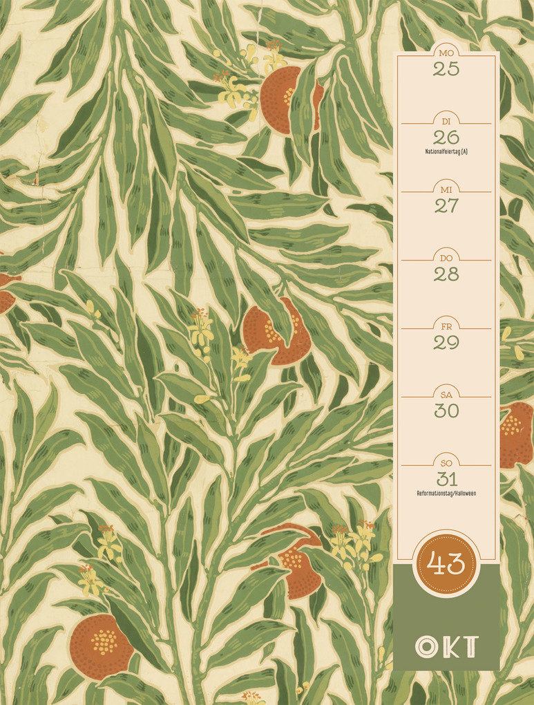 Weitere Ansicht: Patterns Wochenplaner Kalender 2027 | Ackermann Kunstverlag GmbH