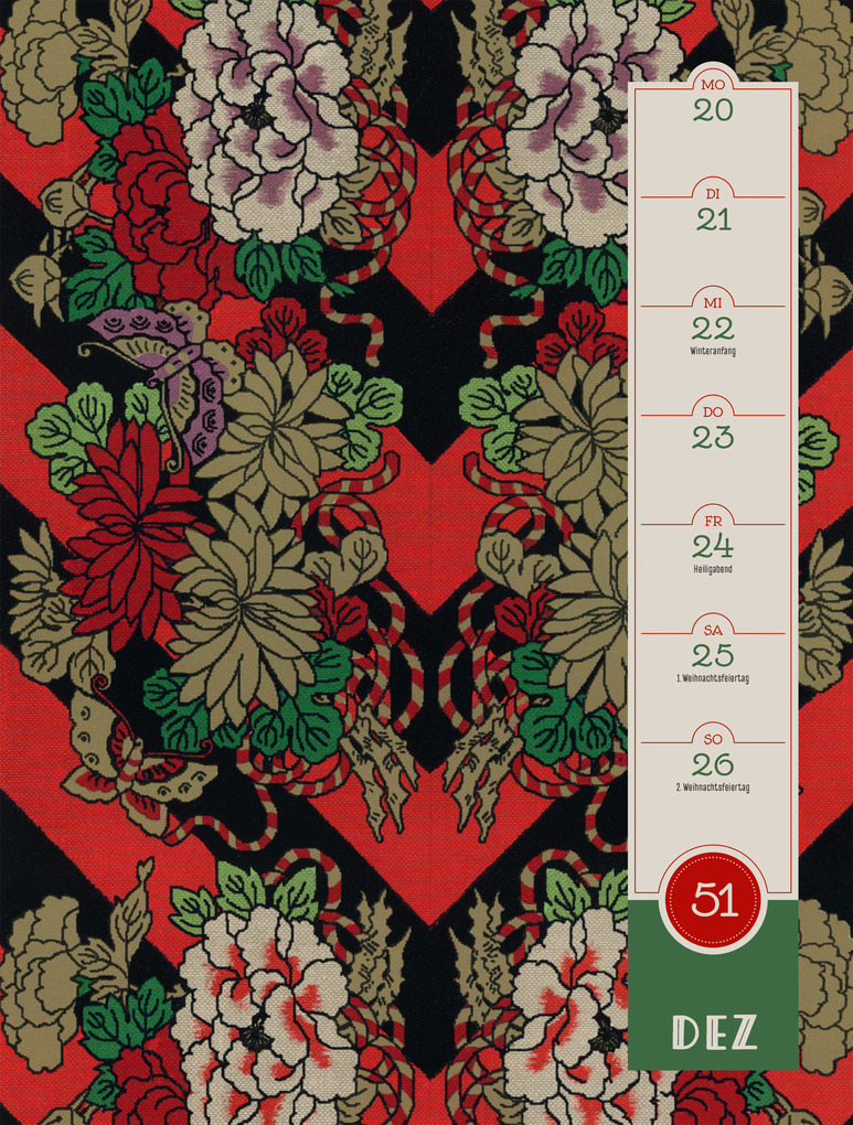 Weitere Ansicht: Patterns Wochenplaner Kalender 2027 | Ackermann Kunstverlag GmbH