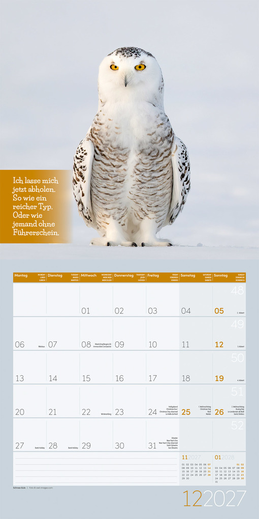 Weitere Ansicht: Keep Smiling Kalender 2027 - 30x30 - Art12 | Ackermann Kunstverlag GmbH