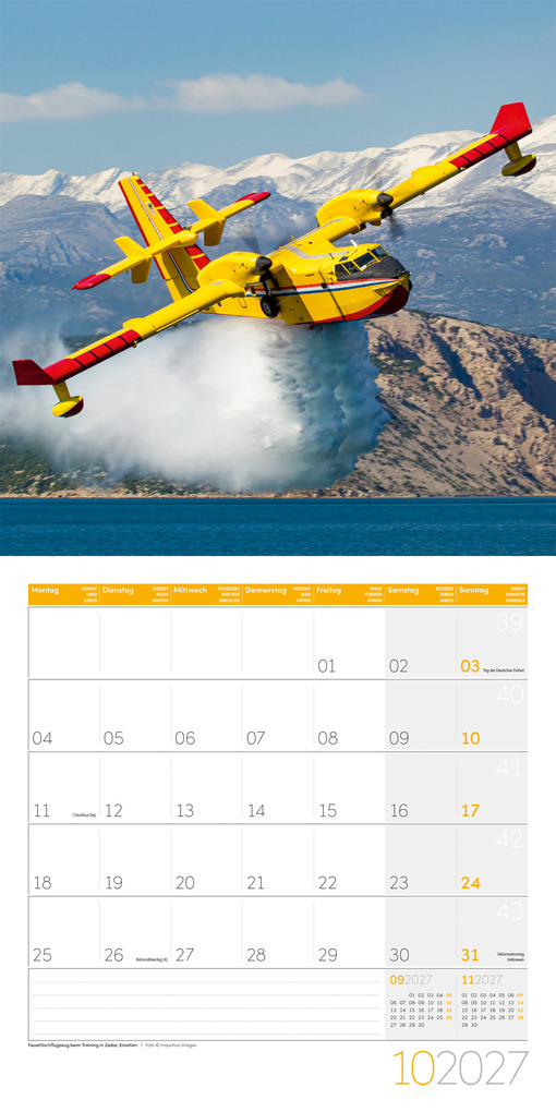 Weitere Ansicht: Feuerwehr Kalender 2027 - 30x30 - Art12 | Ackermann Kunstverlag GmbH