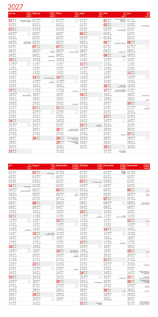Weitere Ansicht: Feuerwehr Kalender 2027 - 30x30 - Art12 | Ackermann Kunstverlag GmbH