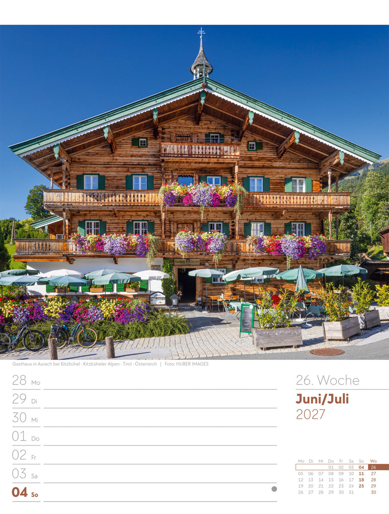 Weitere Ansicht: Faszination Alpenwelt Wochenplaner Kalender 2027 | Ackermann Kunstverlag GmbH