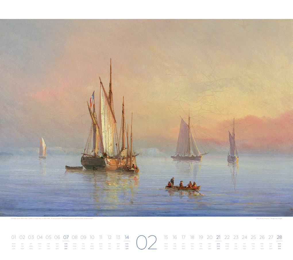Weitere Ansicht: Die Kunst der Stille Kalender 2027 | Ackermann Kunstverlag GmbH