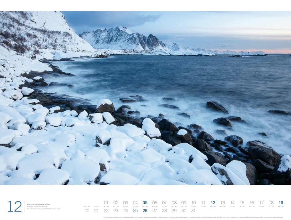 Weitere Ansicht: Meer Gallery Kalender 2027 | Ackermann Kunstverlag GmbH