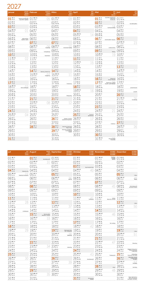 Weitere Ansicht: Füchse Kalender 2027 - 30x30 - Art12 | Ackermann Kunstverlag GmbH