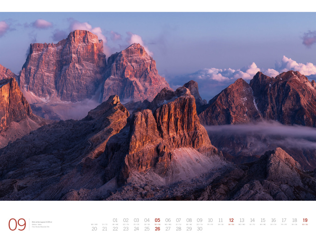 Weitere Ansicht: Alpen Gallery Kalender 2027 | Ackermann Kunstverlag GmbH