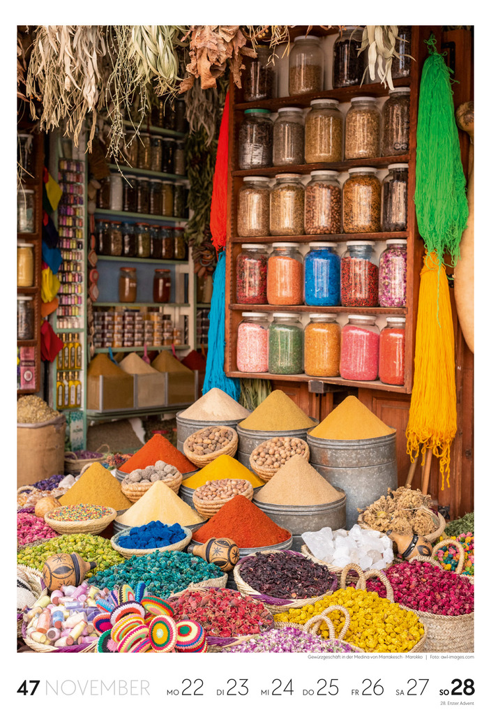 Weitere Ansicht: Reisen Wochenkalender 2027 | Ackermann Kunstverlag GmbH