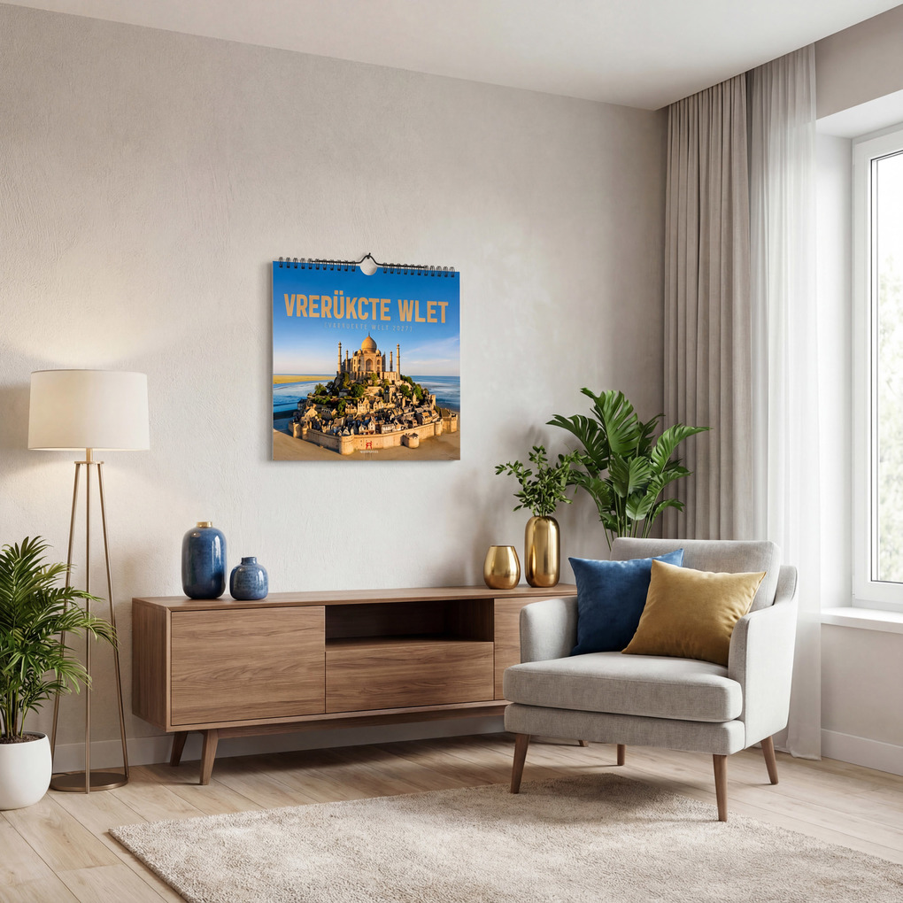 Weitere Ansicht: Verrückte Welt Kalender 2027 | Ackermann Kunstverlag GmbH