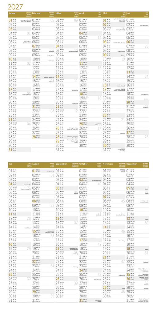 Weitere Ansicht: Katzen Kalender 2027 - 30x30 - Art12 | Ackermann Kunstverlag GmbH