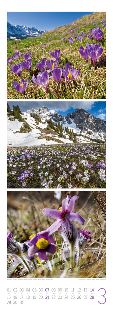 Weitere Ansicht: Bergzeit Triplet-Kalender 2027 | Ackermann Kunstverlag GmbH