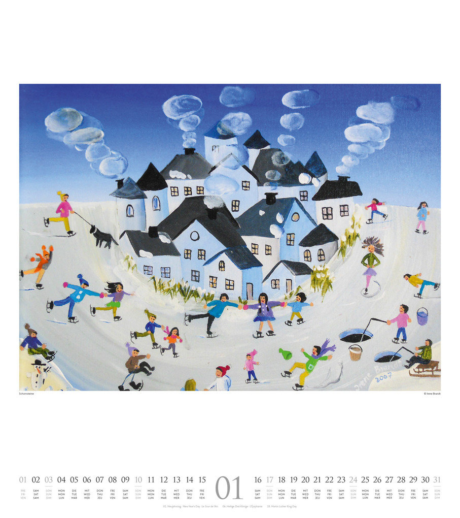 Weitere Ansicht: Naive Malerei Kalender 2027 | Ackermann Kunstverlag GmbH