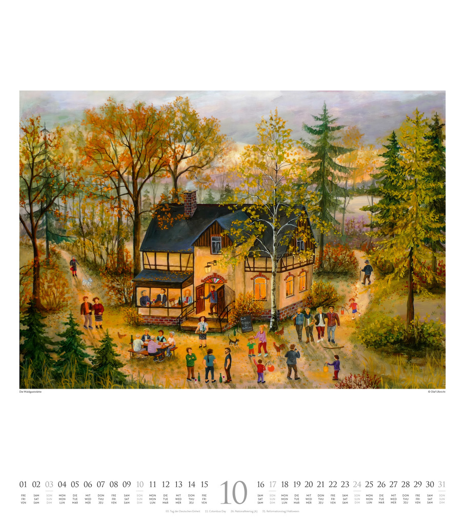 Weitere Ansicht: Naive Malerei Kalender 2027 | Ackermann Kunstverlag GmbH
