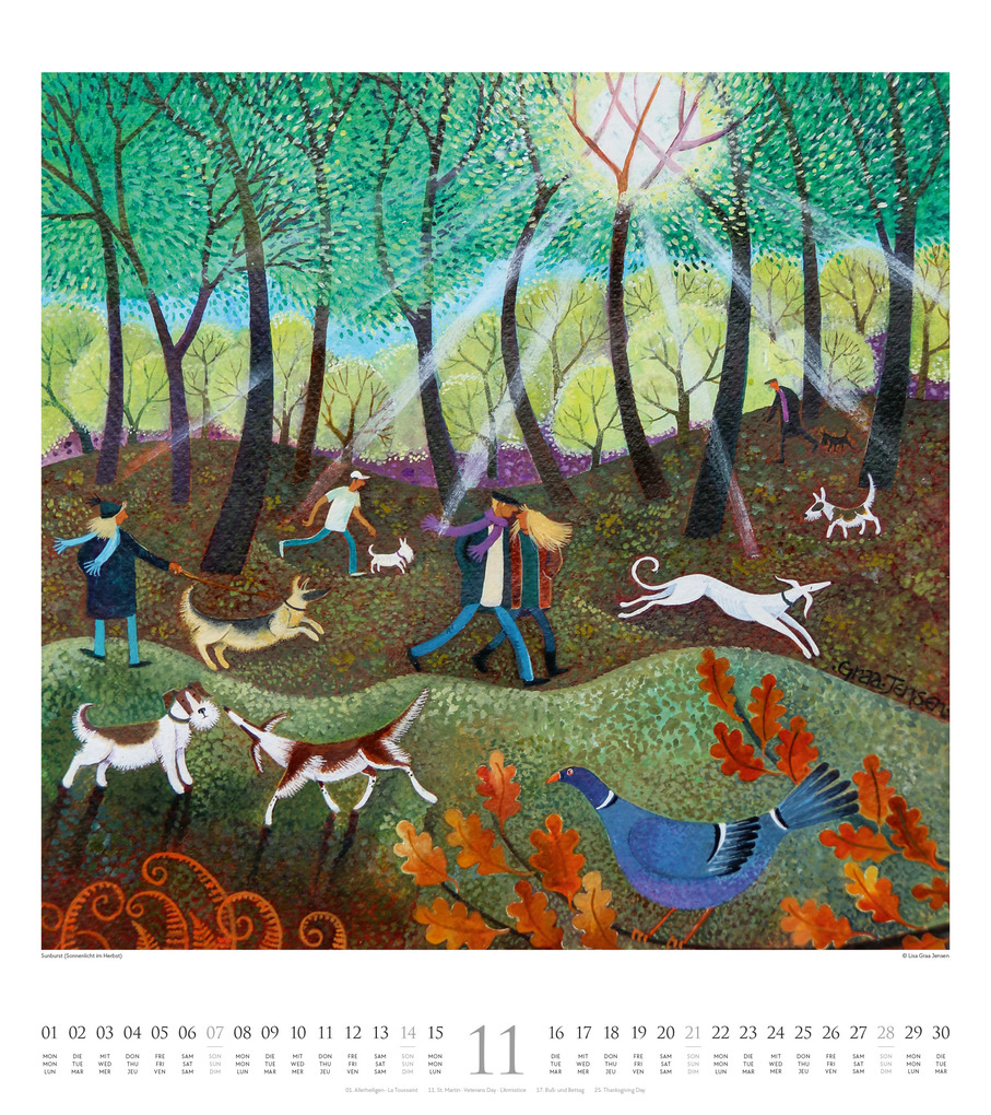 Weitere Ansicht: Naive Malerei Kalender 2027 | Ackermann Kunstverlag GmbH