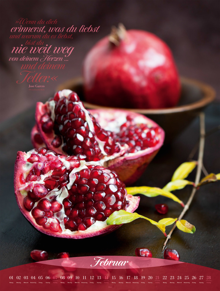Weitere Ansicht: Art Culinaire Kalender 2027 | Ackermann Kunstverlag GmbH
