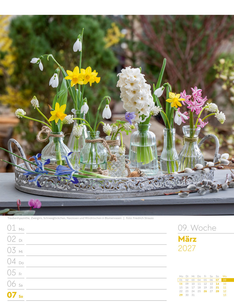 Weitere Ansicht: Gartenglück Wochenplaner Kalender 2027 | Ackermann Kunstverlag GmbH