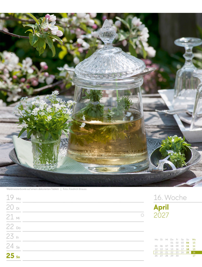 Weitere Ansicht: Gartenglück Wochenplaner Kalender 2027 | Ackermann Kunstverlag GmbH