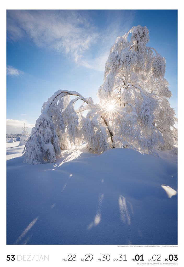 Weitere Ansicht: Natur Wochenkalender 2027 | Ackermann Kunstverlag GmbH