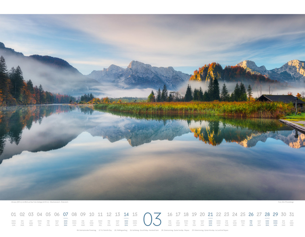 Weitere Ansicht: Naturparadies Alpen Kalender 2027 | Ackermann Kunstverlag GmbH