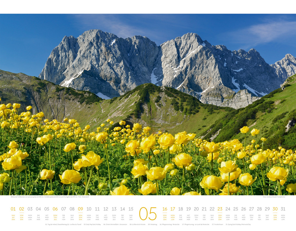 Weitere Ansicht: Naturparadies Alpen Kalender 2027 | Ackermann Kunstverlag GmbH