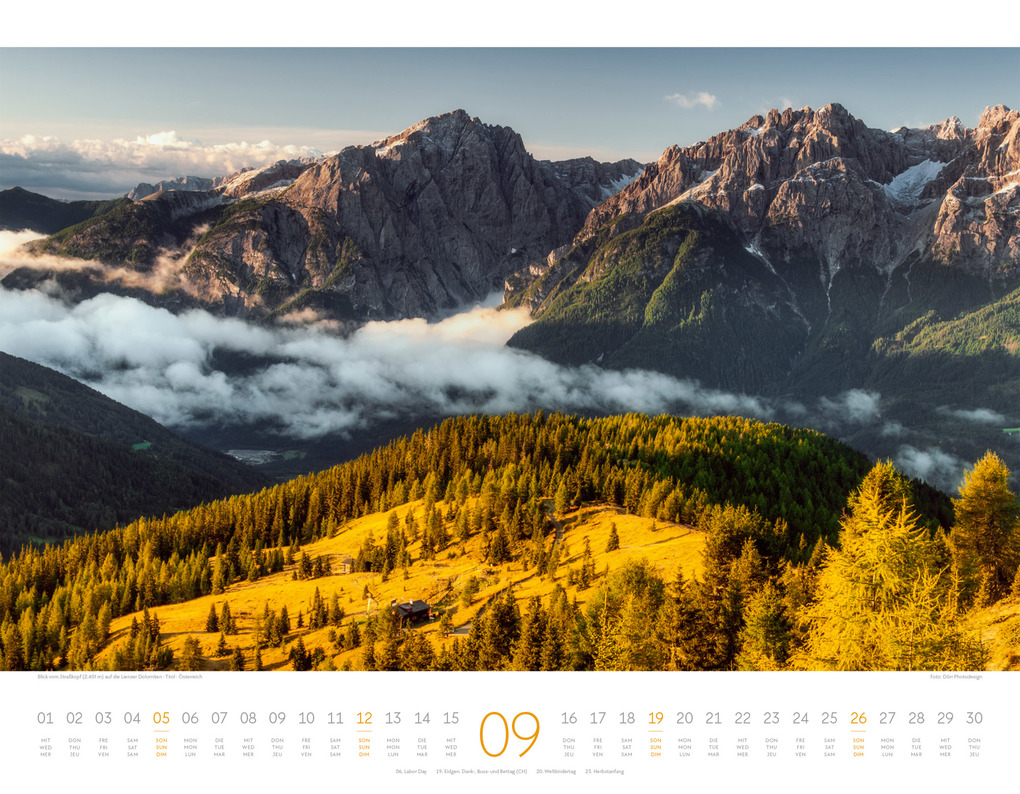 Weitere Ansicht: Naturparadies Alpen Kalender 2027 | Ackermann Kunstverlag GmbH