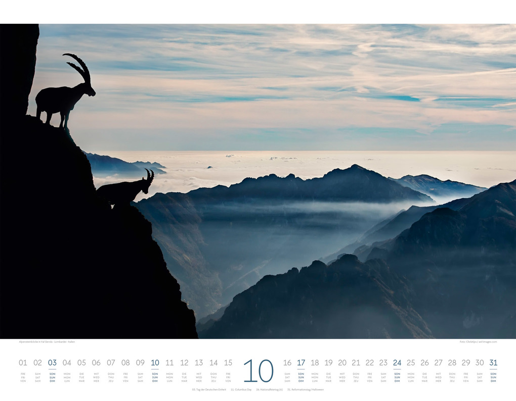 Weitere Ansicht: Naturparadies Alpen Kalender 2027 | Ackermann Kunstverlag GmbH