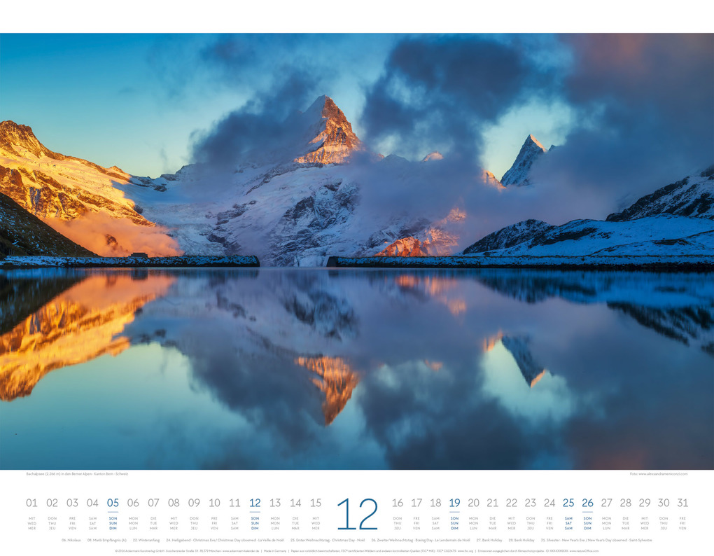 Weitere Ansicht: Naturparadies Alpen Kalender 2027 | Ackermann Kunstverlag GmbH