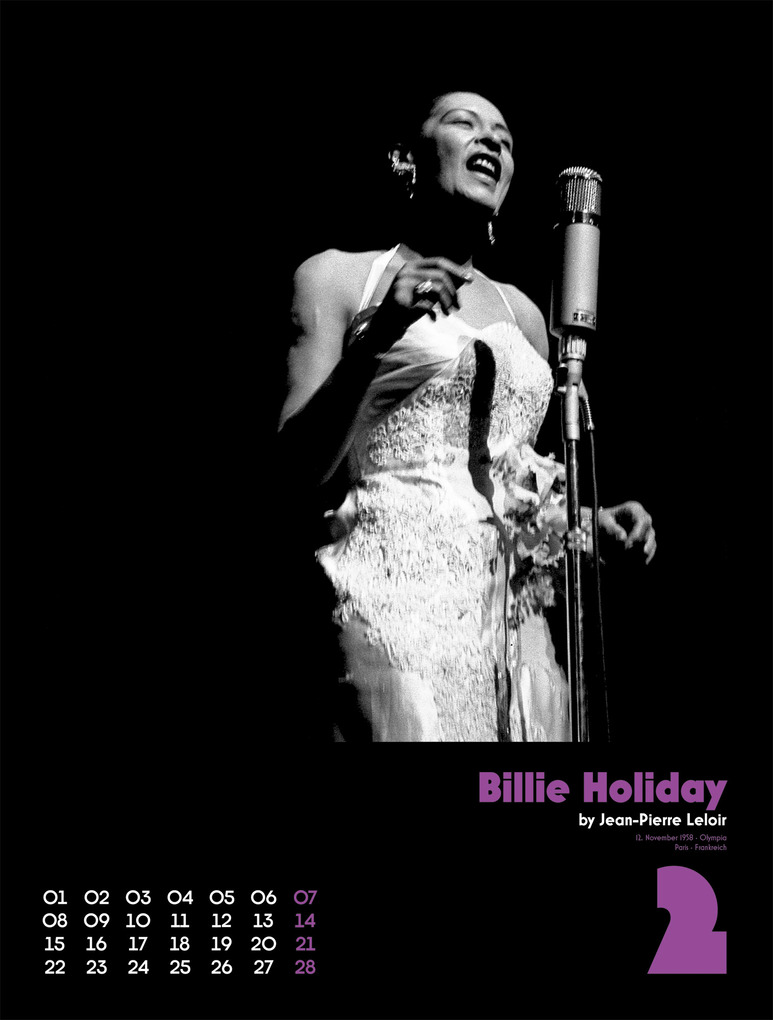 Weitere Ansicht: Jazz Kalender 2027 | Jean-Pierre Leloir, Ackermann Kunstverlag GmbH