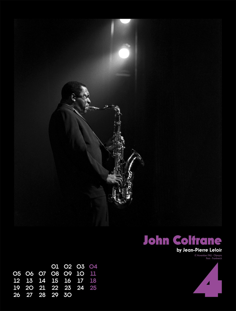 Weitere Ansicht: Jazz Kalender 2027 | Jean-Pierre Leloir, Ackermann Kunstverlag GmbH