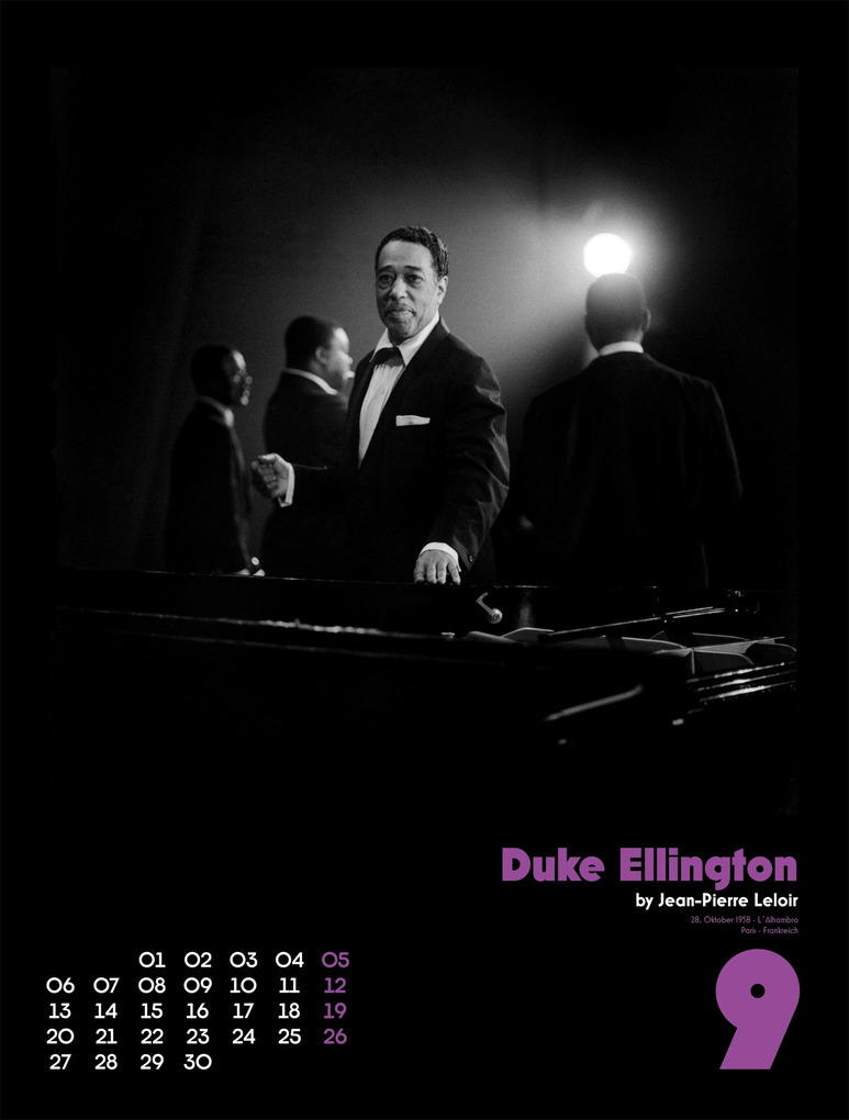 Weitere Ansicht: Jazz Kalender 2027 | Jean-Pierre Leloir, Ackermann Kunstverlag GmbH