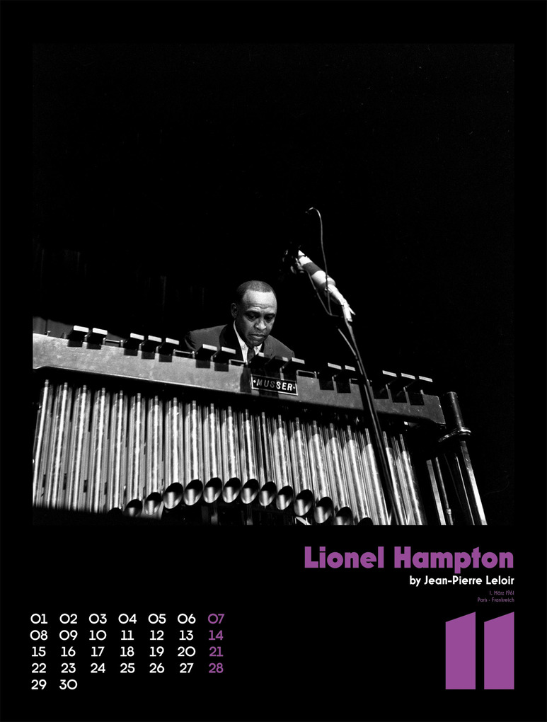 Weitere Ansicht: Jazz Kalender 2027 | Jean-Pierre Leloir, Ackermann Kunstverlag GmbH