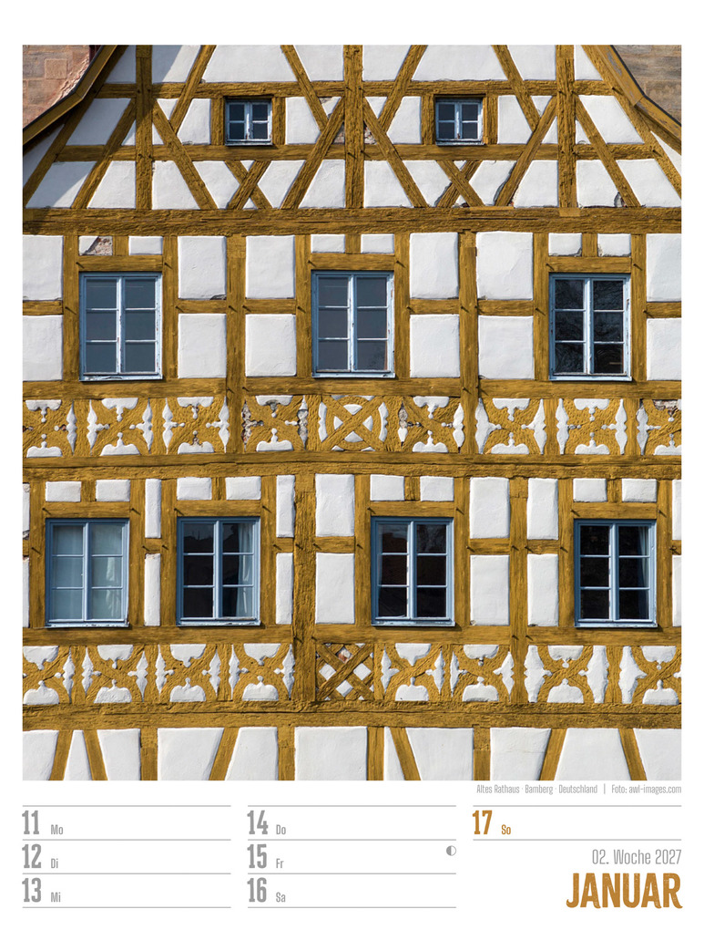 Weitere Ansicht: StadtBilder Wochenplaner Kalender 2027 | Ackermann Kunstverlag GmbH