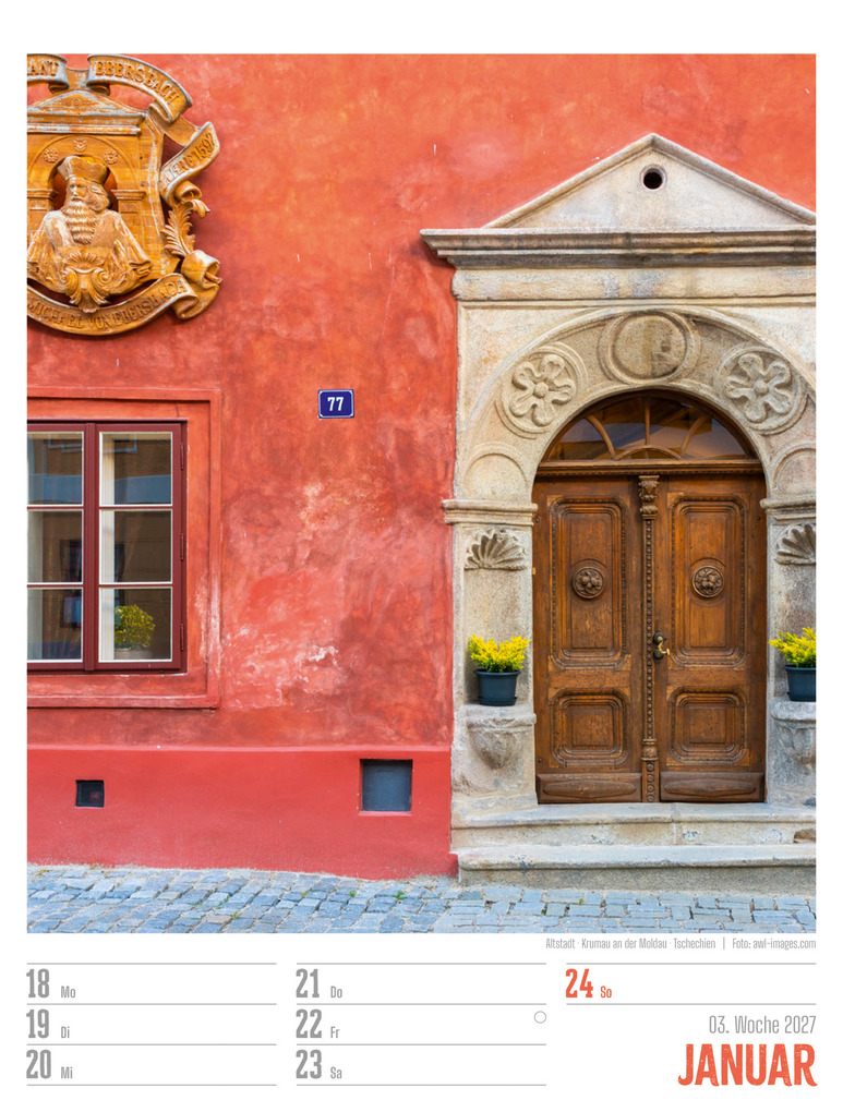 Weitere Ansicht: StadtBilder Wochenplaner Kalender 2027 | Ackermann Kunstverlag GmbH