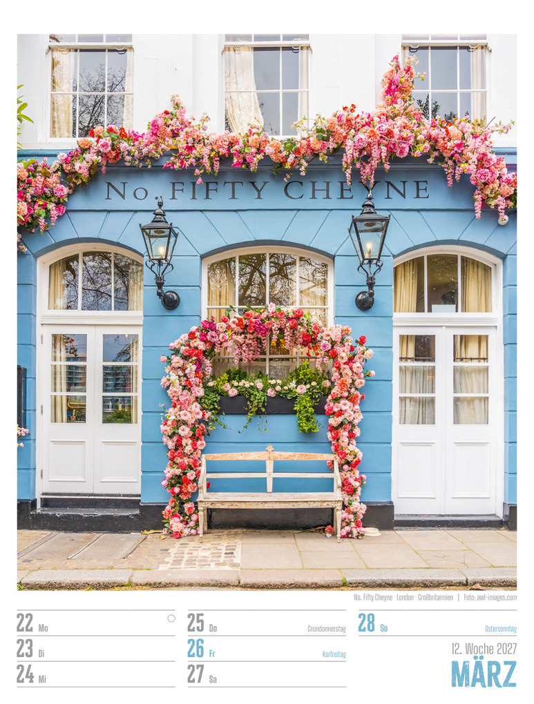 Weitere Ansicht: StadtBilder Wochenplaner Kalender 2027 | Ackermann Kunstverlag GmbH