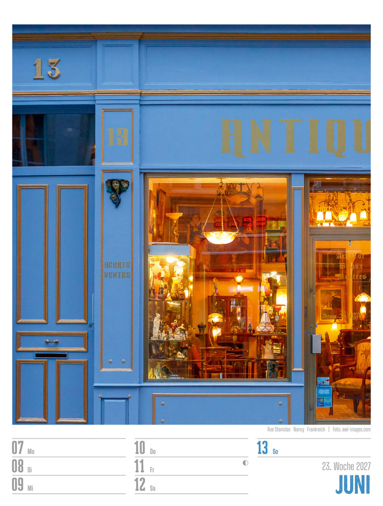 Weitere Ansicht: StadtBilder Wochenplaner Kalender 2027 | Ackermann Kunstverlag GmbH